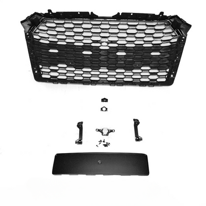 BLACK CHROME SPORT GRILLE SUITABLE FOR AUDI A4 B9 15-19
