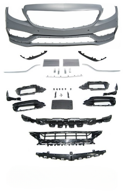 ART.5351 PARAURTI  ANTERIORI MERCEDES CLASSE C W205 18+