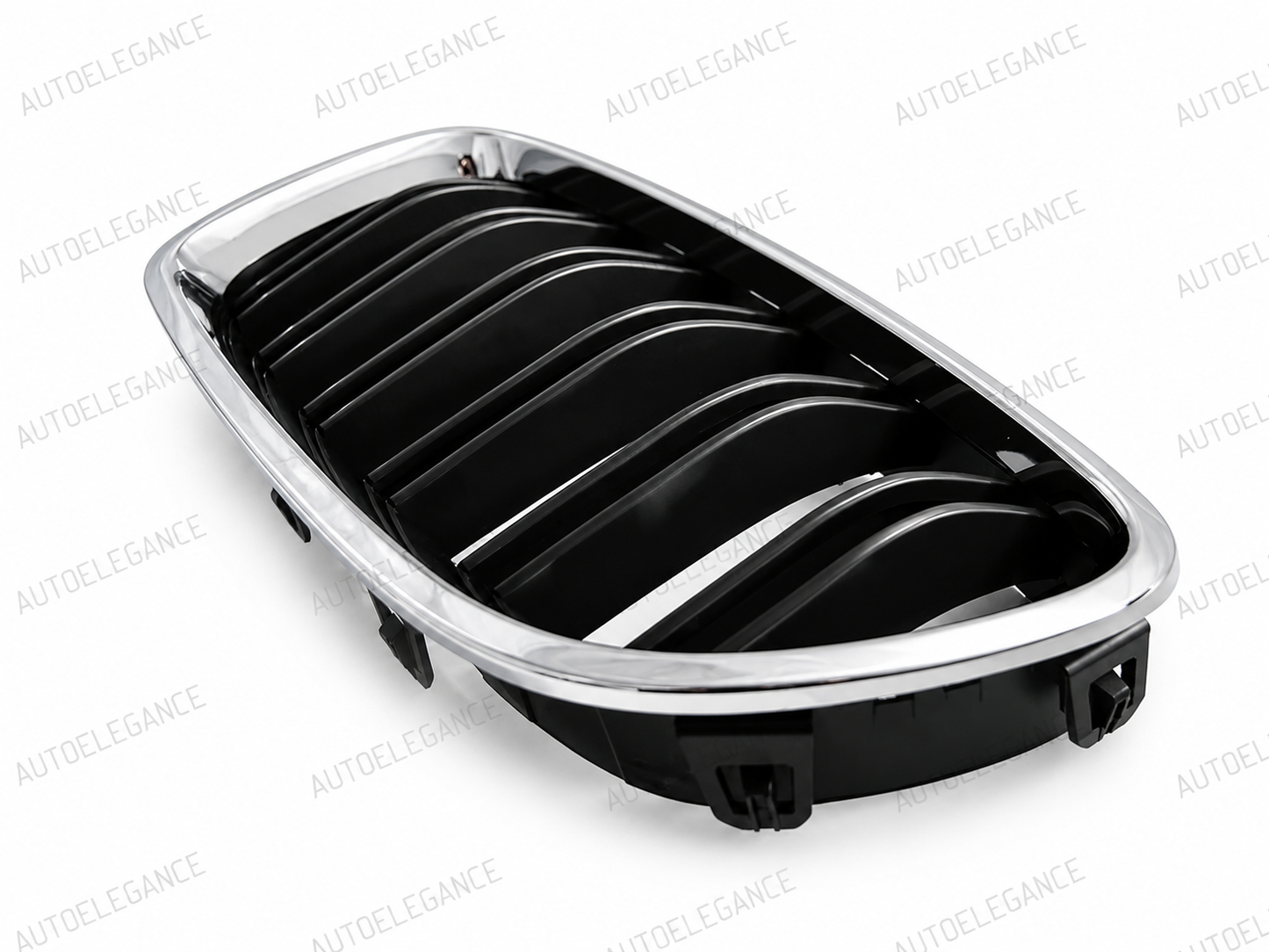 💫ART.10060 GRIGLIA NERA CROMATA LOOK SPORTIVO PER BMW F10 / F11 10-16💫