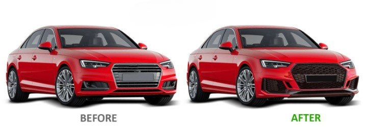 ART.5398 PARAURTI  ANTERIORI AUDI A4 B9 08.15-19