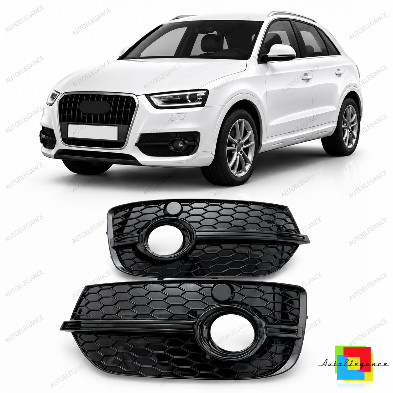 👉Coprifendinebri lucido nero adatti per Audi Q3 8U 2011-2014👈
