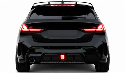 👉ART.10432 Diffusore a uscita singola Terzo Stop a LED Nero Lucido - BMW F40 19-24 M👈