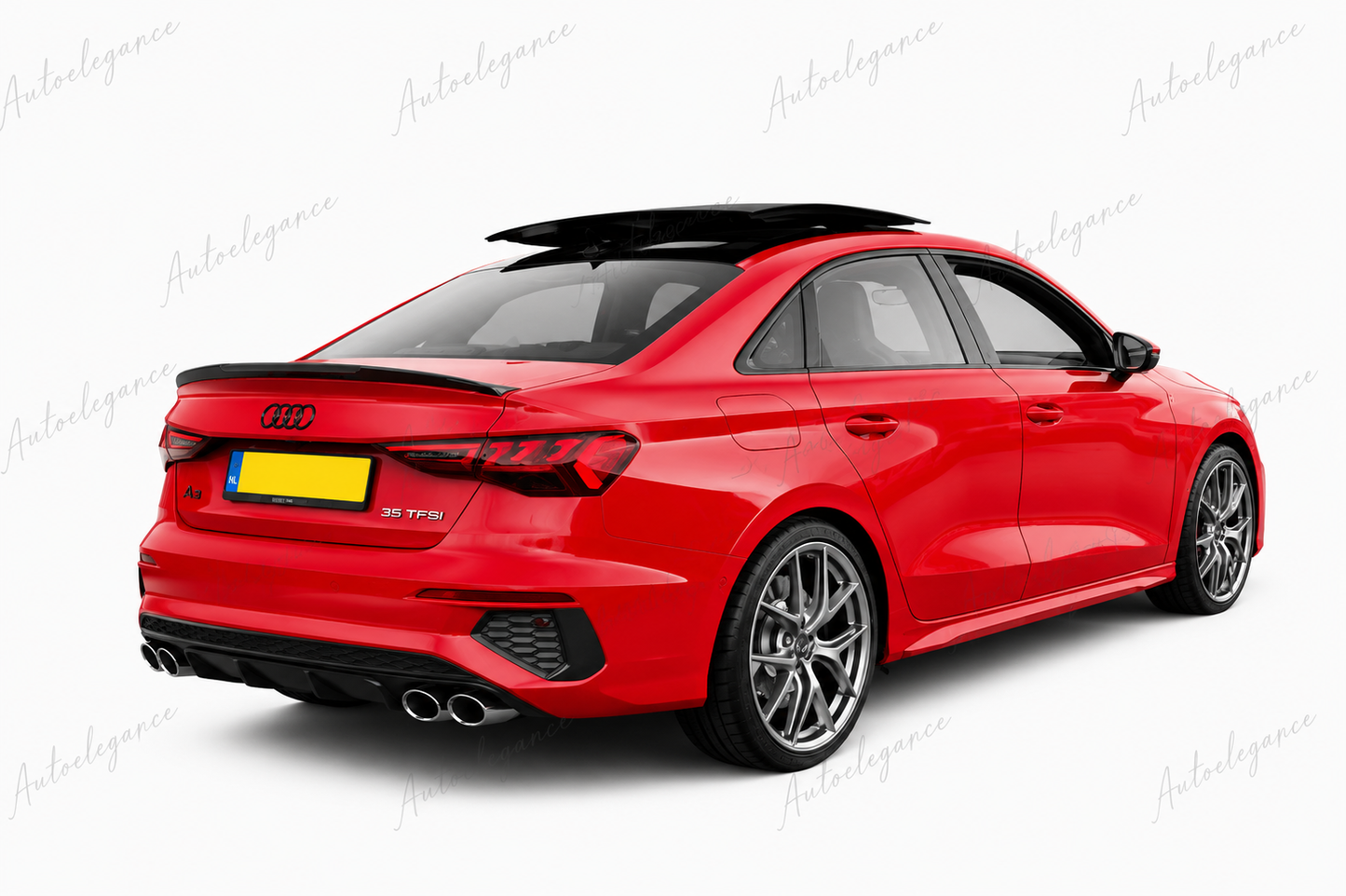 🔥ART.9885 SPOILER POSTERIORE STILE M4 PER AUDI A3 S3 RS3 8Y NERO LUCIDOo 20+🔥