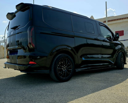 👉ART9723 SET PARAFANGHI NERO LUCIDO ADATTO PER FORD TOURNEO TRANSIT CUSTOM 23👈