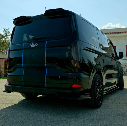 👉ART9723 SET PARAFANGHI NERO LUCIDO ADATTO PER FORD TOURNEO TRANSIT CUSTOM 23👈