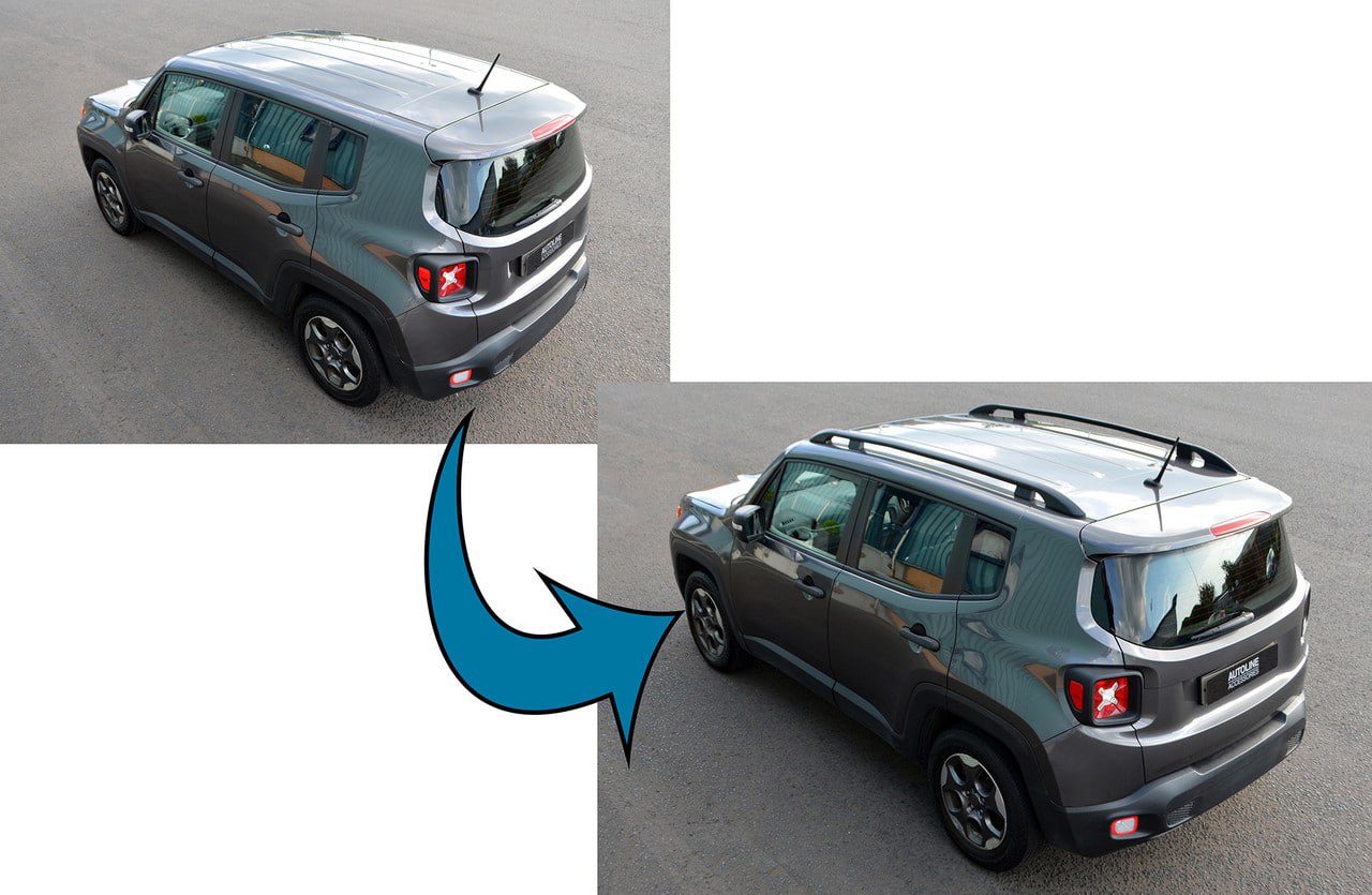 MANCORRENTI JEEP RENEGADE 2014-2023 NERO - ECONOMICO
