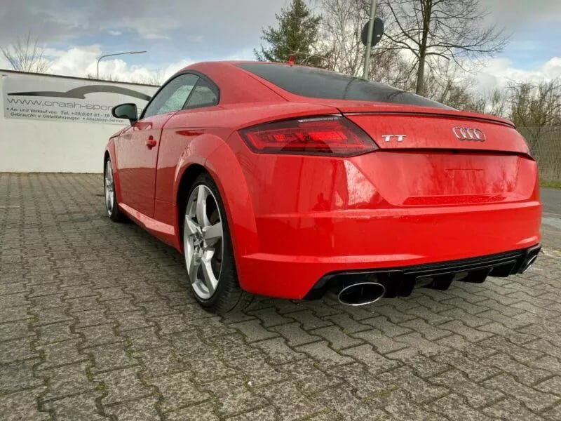 DIFFUSORE AUDI TT FV 8S 2015-2018 SLINE LOOK RSTT GREZZO