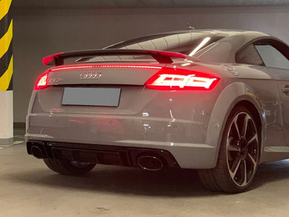 DIFFUSORE AUDI TT FV 8S 2015-2018 SLINE LOOK RSTT GREZZO