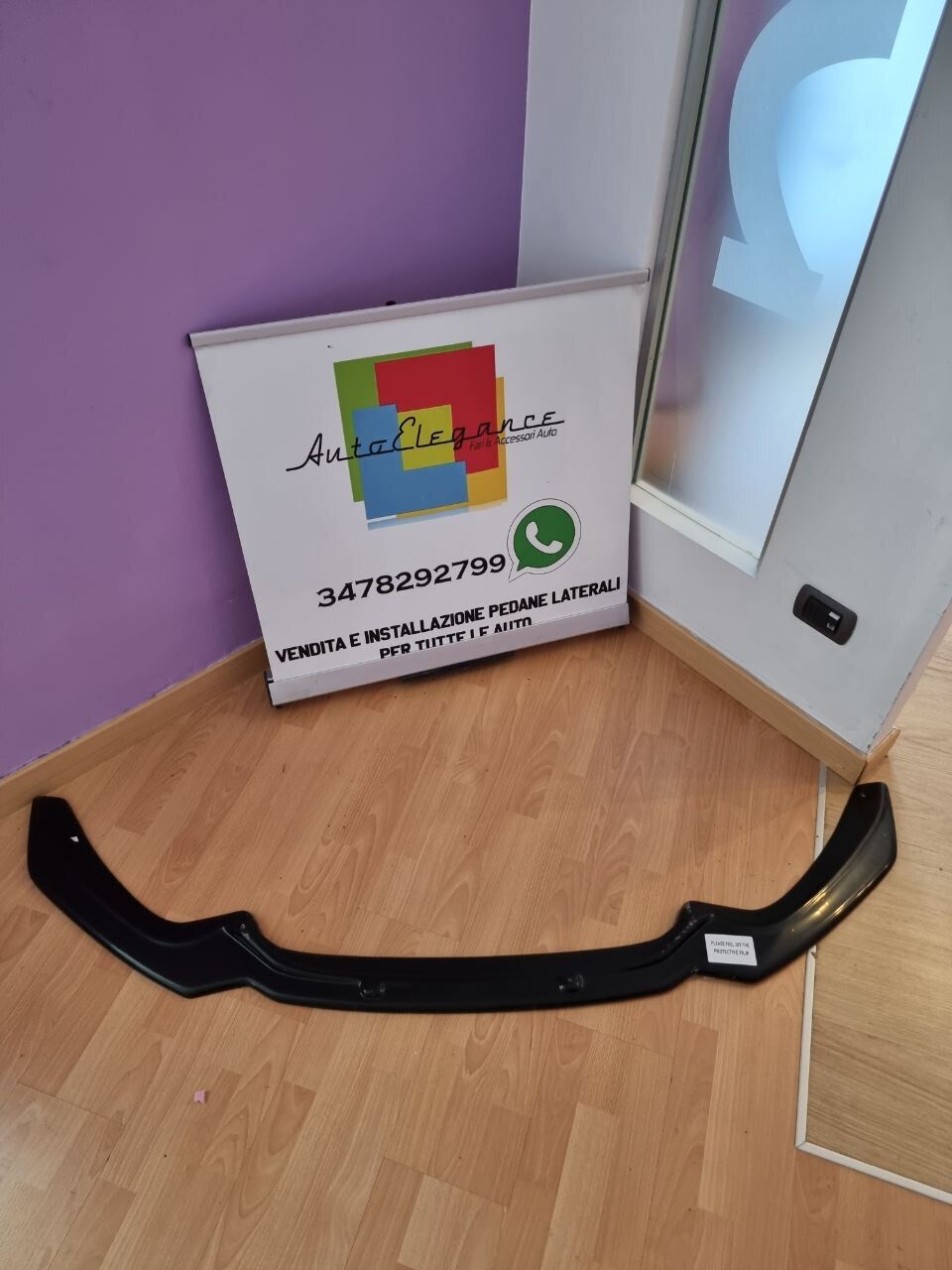 SPLITTER BMW SERIE 1 F20 F21 2015-2019 MSPORT NERO