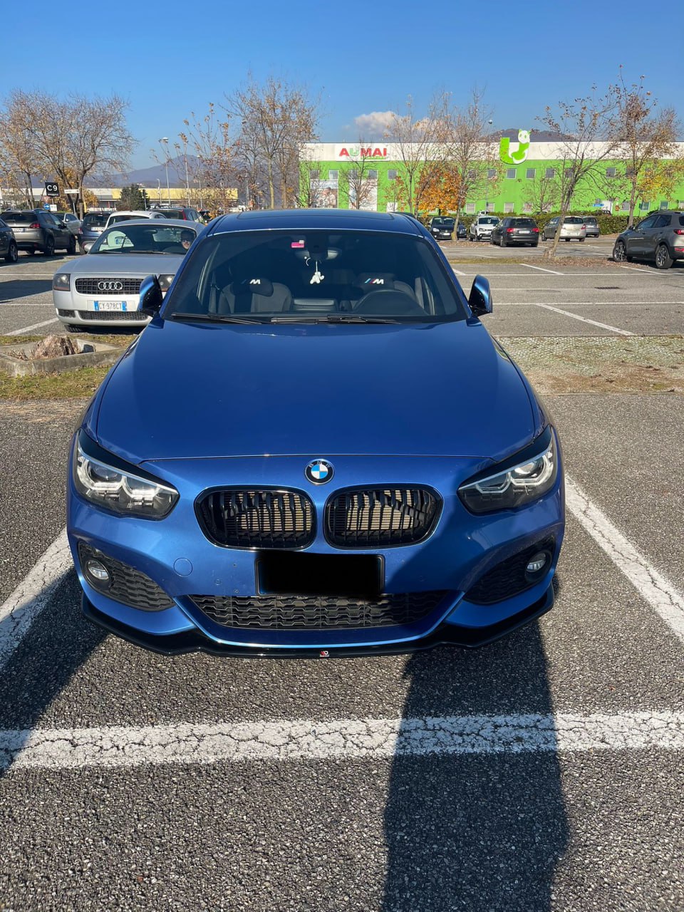 SPLITTER BMW SERIE 1 F20 F21 2015-2019 MSPORT NERO