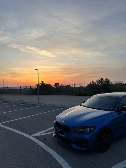 SPLITTER BMW SERIE 1 F20 F21 2015-2019 MSPORT NERO