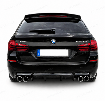 💫ART. 0086 Diffusore Posteriore Nero Lucido per  BMW Serie 5 F10 F11💫