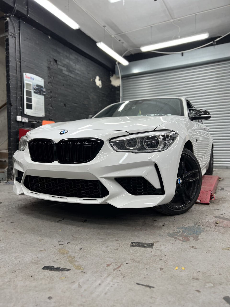 👉ART.1527 PARAURTI ANTERIORE BMW SERIE 1 F20 F21 2015-2018 LCI LOOK M2👈