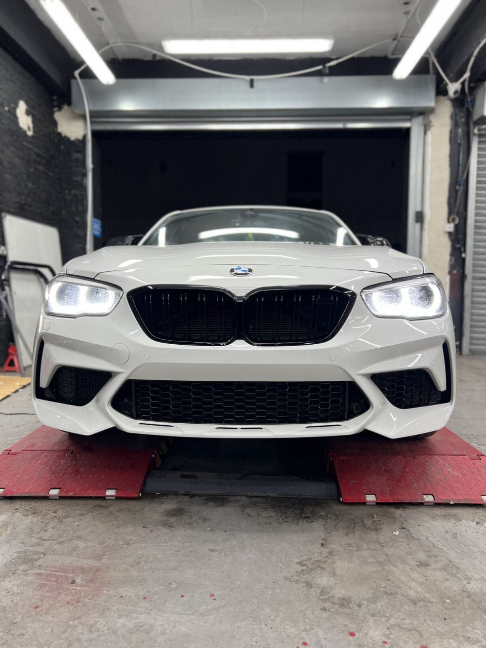 👉ART.1527 PARAURTI ANTERIORE BMW SERIE 1 F20 F21 2015-2018 LCI LOOK M2👈