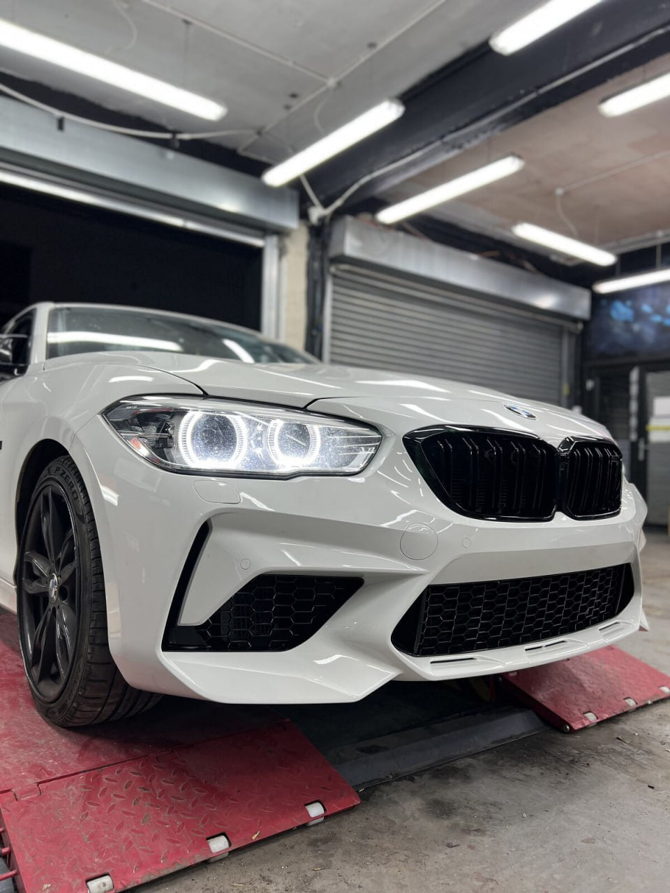 👉ART.1527 PARAURTI ANTERIORE BMW SERIE 1 F20 F21 2015-2018 LCI LOOK M2👈