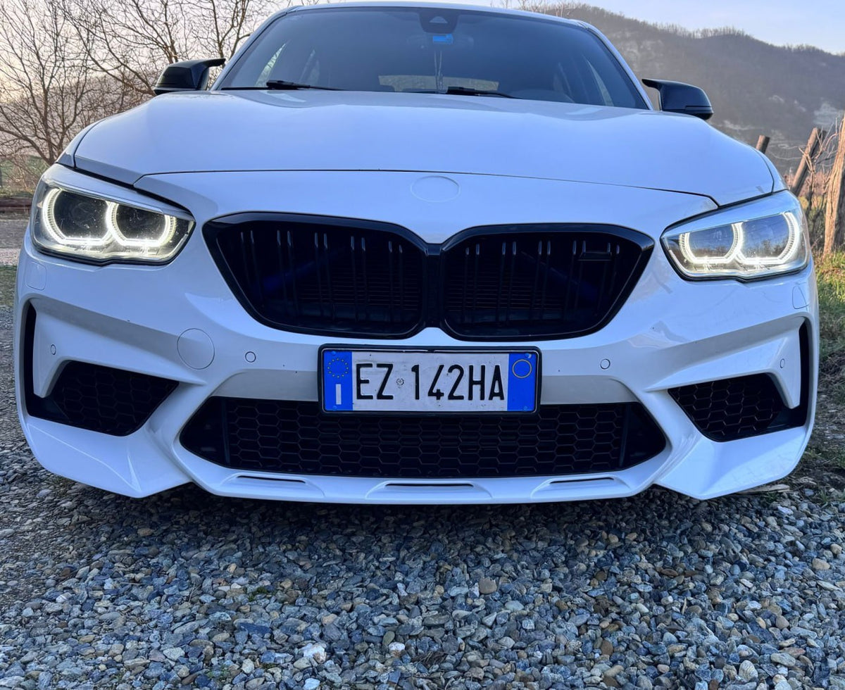👉ART.1527 PARAURTI ANTERIORE BMW SERIE 1 F20 F21 2015-2018 LCI LOOK M2👈