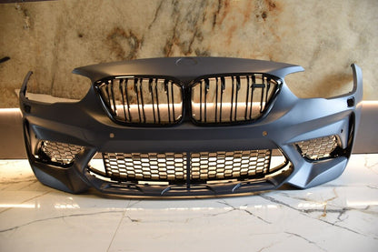 👉ART.1527 PARAURTI ANTERIORE BMW SERIE 1 F20 F21 2015-2018 LCI LOOK M2👈