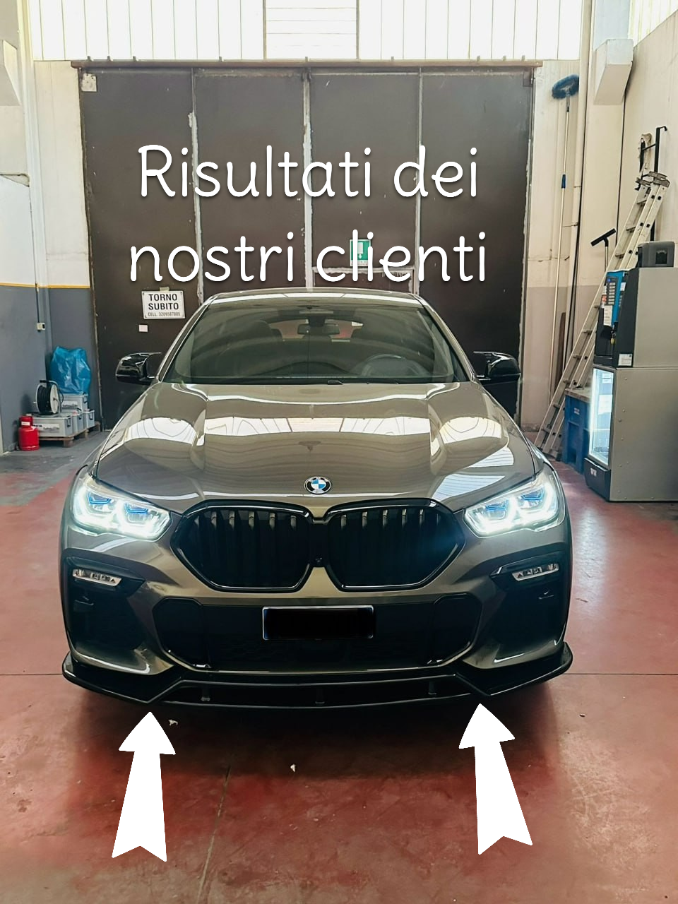 1026 SPLITTER X6 G06 2020-2023 MSPORT GLOSSY BLACK 