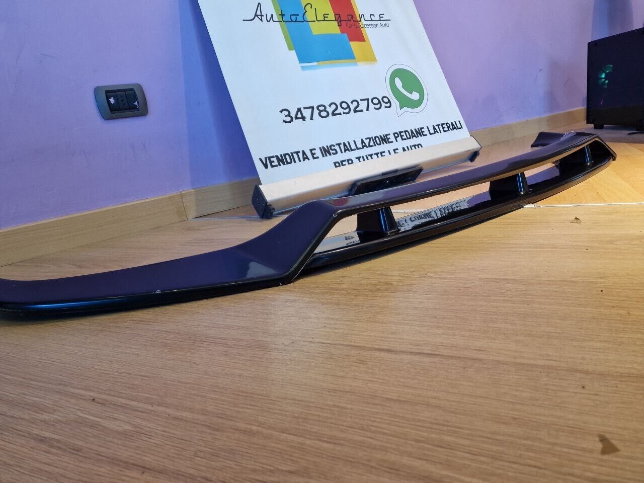 1026 SPLITTER X6 G06 2020-2023 MSPORT GLOSSY BLACK 