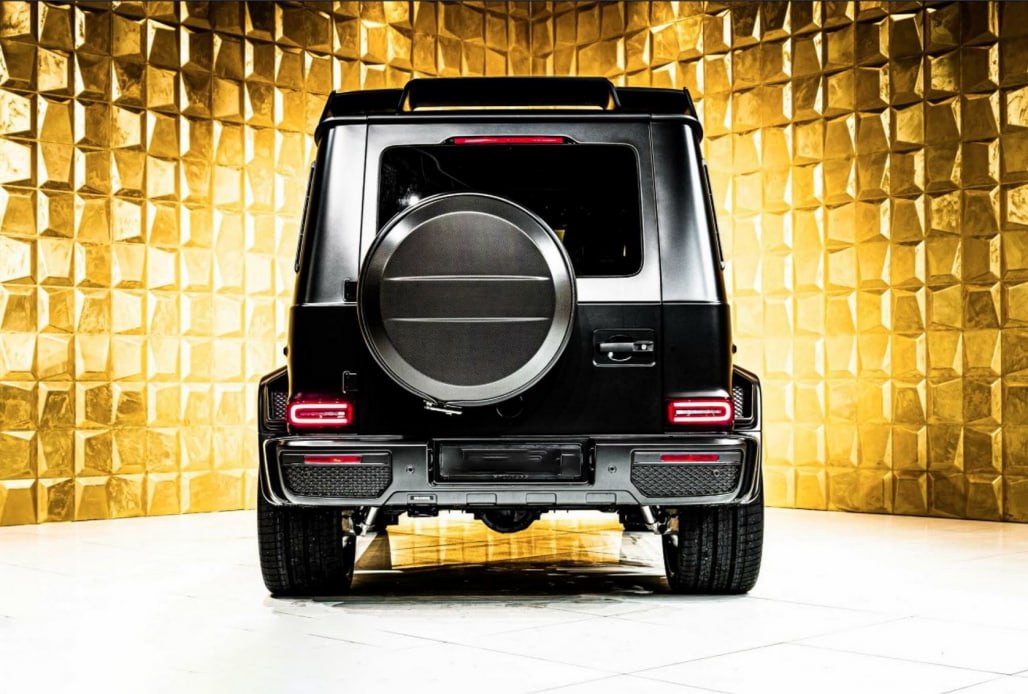 Copertura ruota di scorta in fibra di carbonio adatta per Mercedes Classe G Face