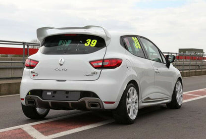 👉ART. 0112 SPOILER ADATTO PER RENAULT CLIO 4 IV STANDARD LOOK RS NERO LUCIDO👈