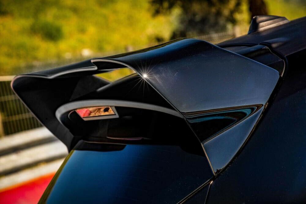 👉ART. 0112 SPOILER ADATTO PER RENAULT CLIO 4 IV STANDARD LOOK RS NERO LUCIDO👈