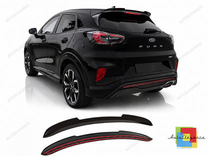 👉Prolunga Tappo Spoiler Tetto adatto per Ford Puma 2019- Nero Lucido ABS👈