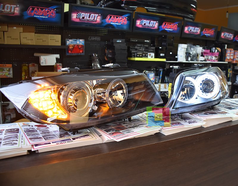 BODYKIT E36 + COUPE REAR LIGHTS WITH WHITE INDICATOR