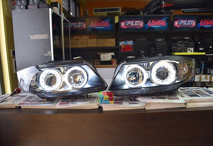 BODYKIT E36 + COUPE REAR LIGHTS WITH WHITE INDICATOR
