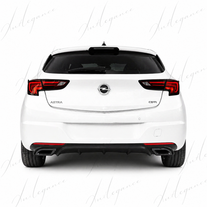 🔥ART.0312 DIFFUSORE ADATTO PER OPEL ASTRA K 2015-2021 LOOK SPORT NERO LUCIDO🔥