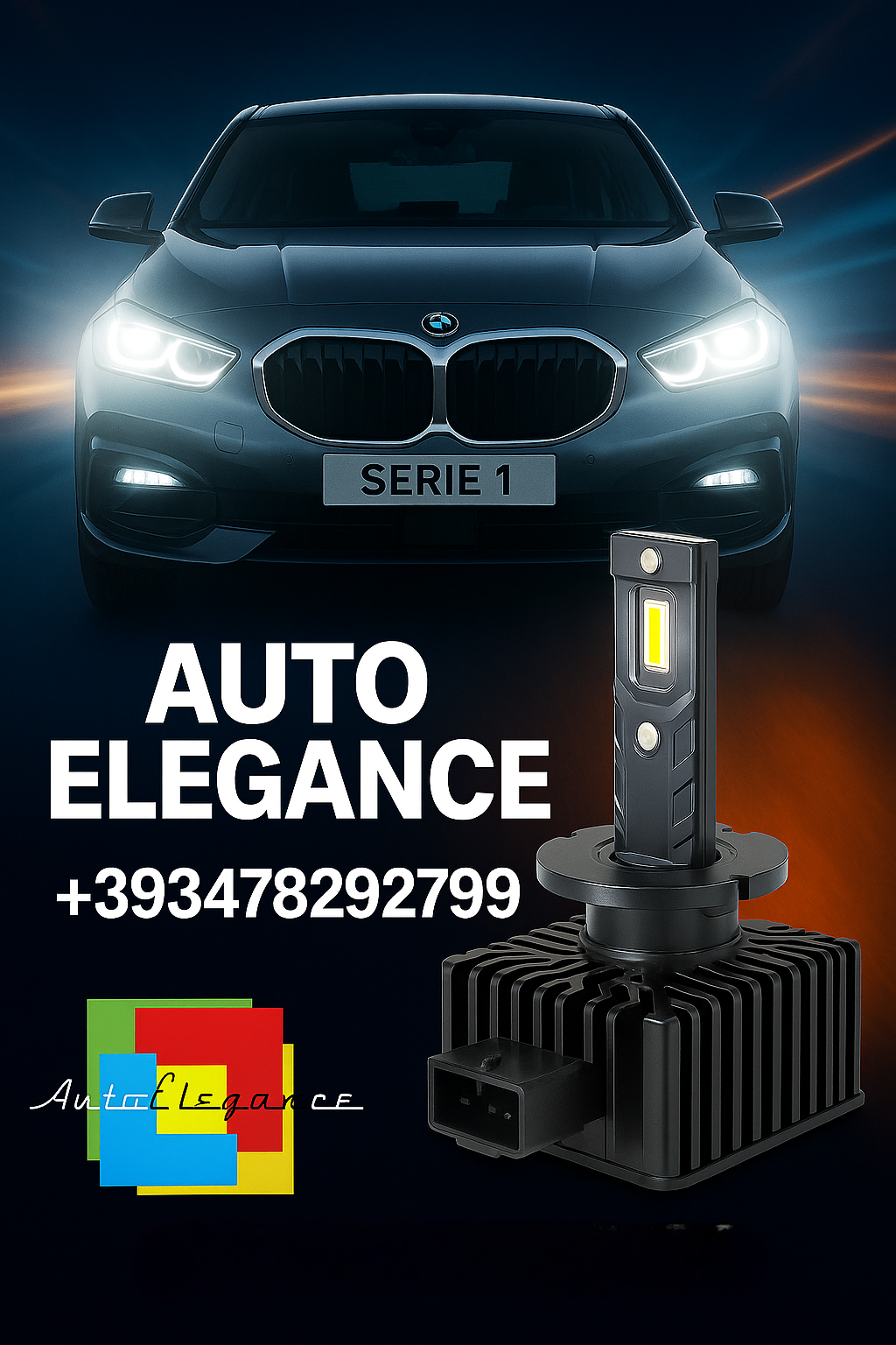 💕COPPIA LAMPADE D1S LED DA XENON A LED PER  BMW SERIE 1 E81 E82 E87 E88 6000K💕