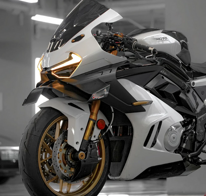 💕ART.7890  CFMOTO 675SR Spoiler anteriore  labbro inferiore GP WING 2024 2025💕