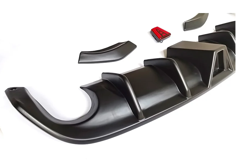 💕ART.8246 DIFFUSORI VW Scirocco R 2015 2016 2017  NERO OPACO 💕