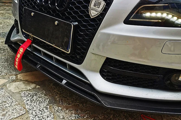 💕SPLITTER Audi A3 A4 A6 Q3 S3 S4 S6 B6 B7 B8 B8.5 NERO  LUCIDO💕