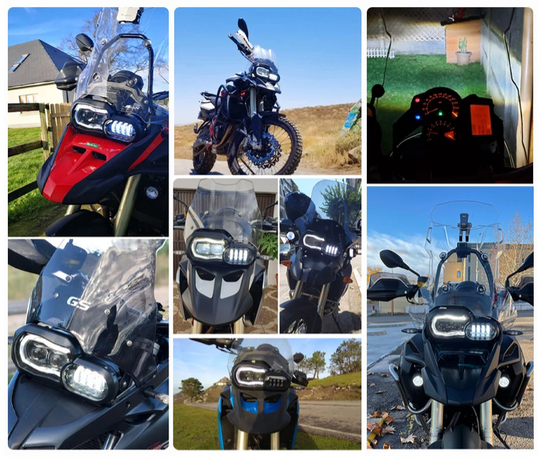 💕ART.7886 FARO MOTO FULL FULL LED BMW F650GS F700GS F800GS ADV F800R 💕