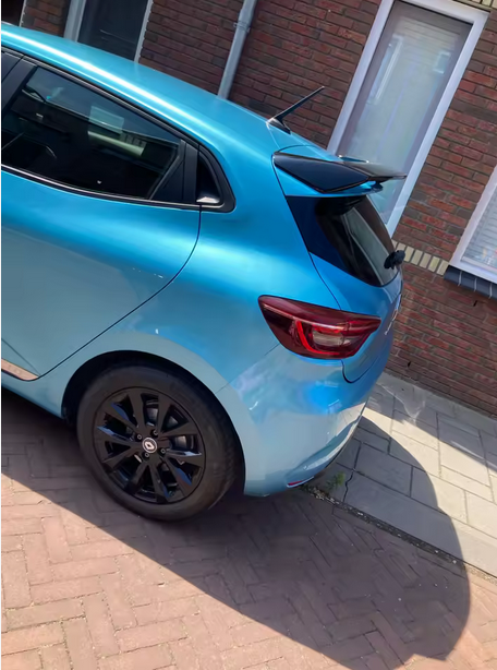 💕ART.8379 SPOILER RENAULT CLIO 2019-2024 NERO  LUCIDO💕