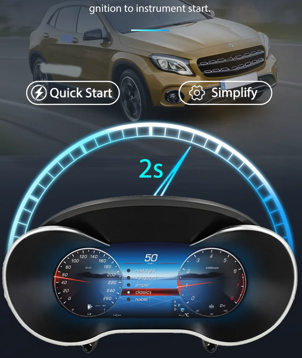 💕 VIRTUAL COCKPIT  BENZ GLA CLA W176 2014-2019💕