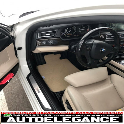 Beige carpet mat suitable for bmw 7 series (f01) 11/2008-09/2015