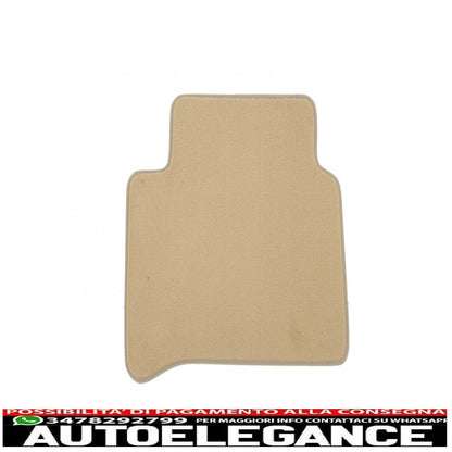 Beige floor mat suitable for mercedes e-class (w211) e220-e500 03/2002-02/2009, t-modell 03/2003-10/2009