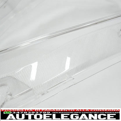 headlight lenses suitable for mercedes s class w221 restyling (2010-2013) clear 