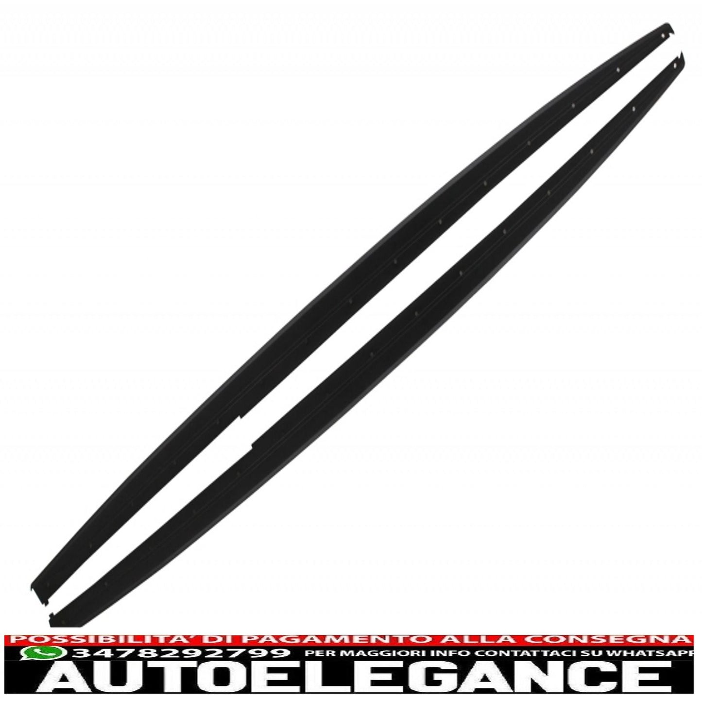 Side skirts with additional lip extensions suitable for BMW 3 series F30 F31 sedan Touring (2011-2018) M3 design
