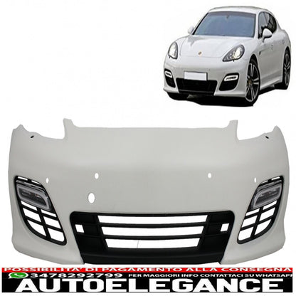 paraurti anteriore adatto per porsche 970 panamera (2010-2013) design turbo gts