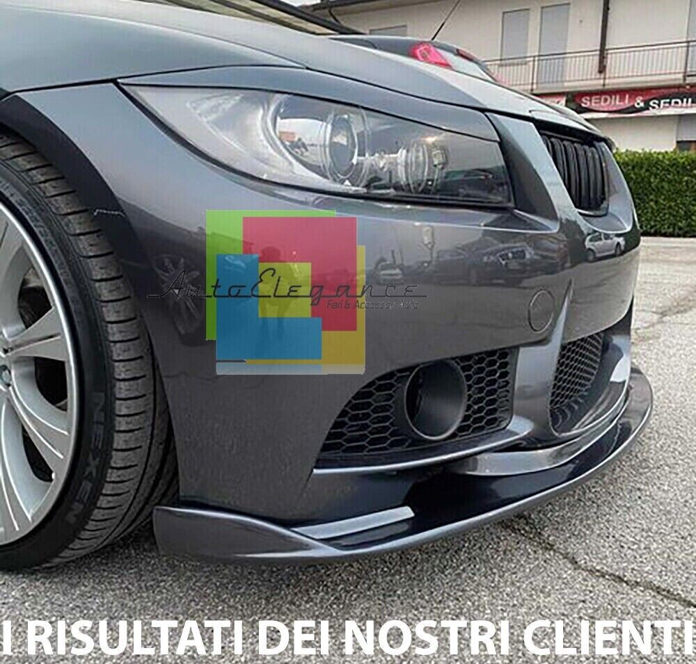SOTTOPARAURTI ADATTO PER BMW SERIE 3 E90 E91 E92 E93 07-13 M3 LOOK TUNING GREZZO