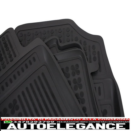 Black rubber mat suitable for Hyundai i20 GB 2014+