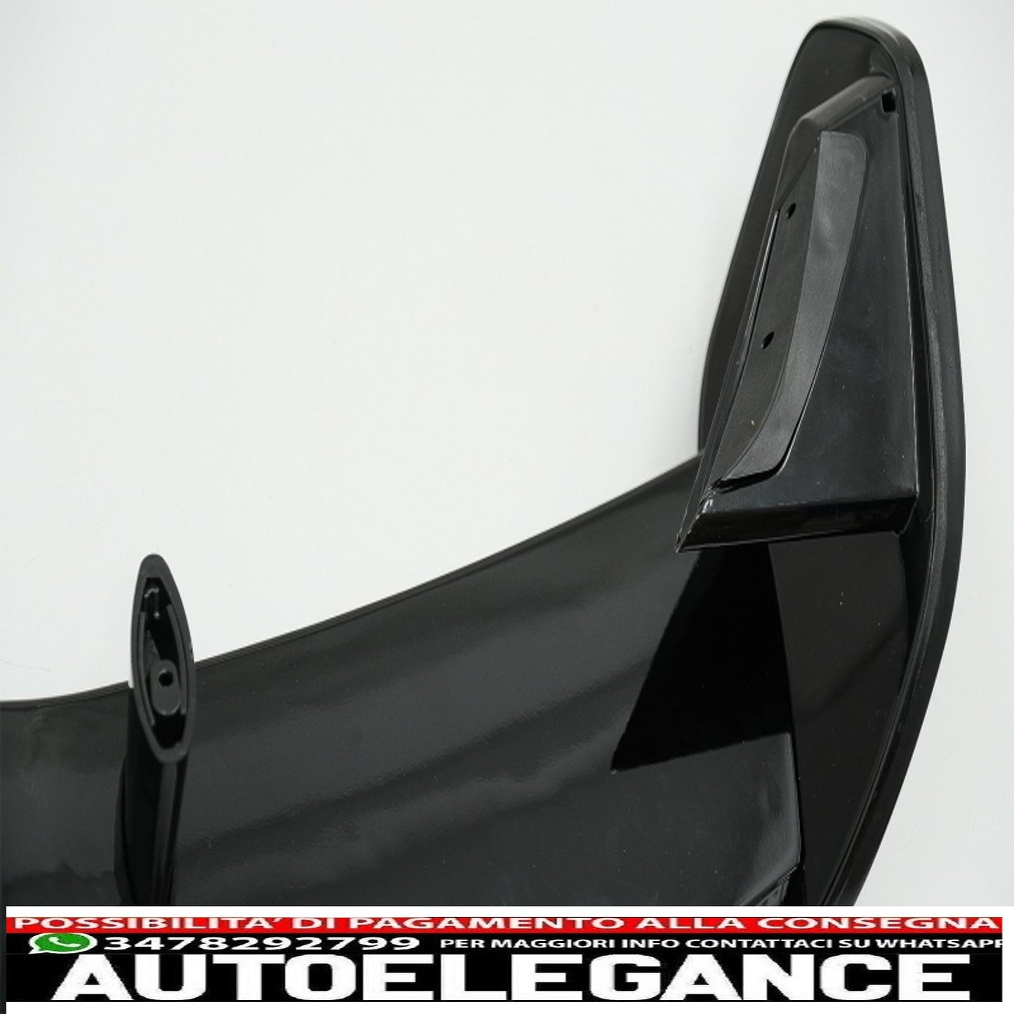 Trunk lid spoiler suitable for mercedes gla x156 (2014-2019) gla45 piano black design