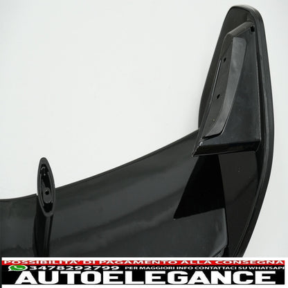 Trunk lid spoiler suitable for mercedes gla x156 (2014-2019) gla45 piano black design