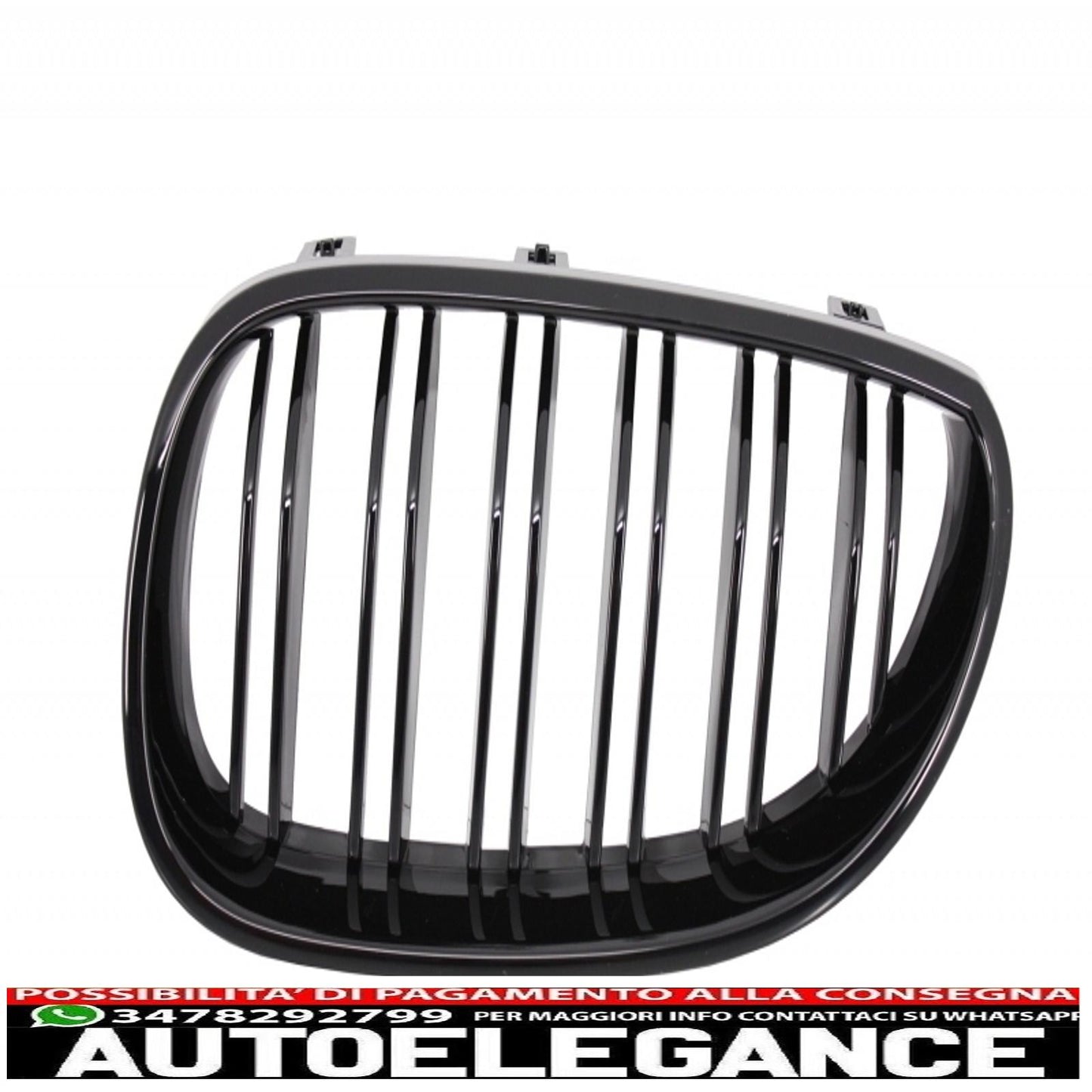 body kit suitable for bmw 5 series e60 (2003-2007) m5 design with double stripe central grilles piano black 