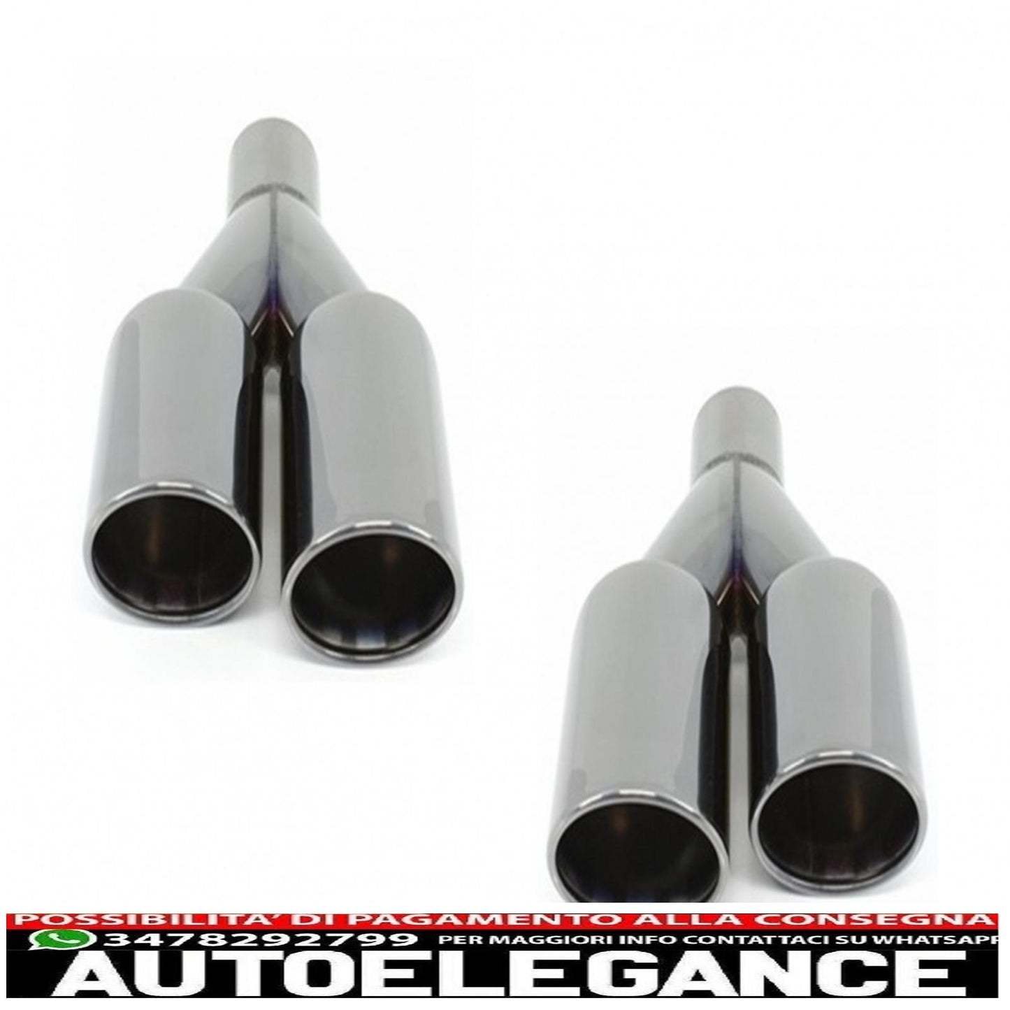 paraurti posteriore spoiler mantovana diffusore doppia uscita terminali di scarico marmitta neri adatti per bmw serie 3 f30 f31 (2011-2019) m design