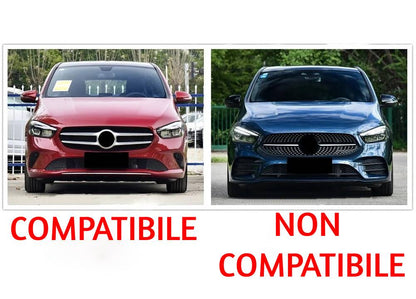 GRILLE SUITABLE FOR MERCEDES B CLASS W247 STANDARD BLACK WITH CHAMBER 