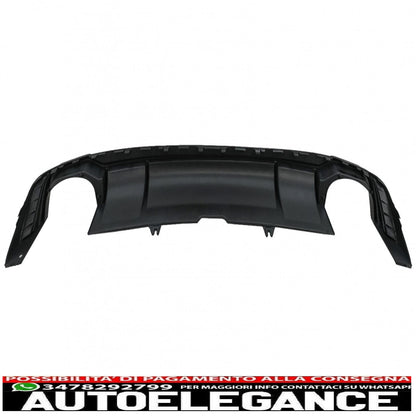 Diffusore d'aria per mantovana paraurti posteriore adatto per audi a5 f5 s-line (2017-2019) design rs5
